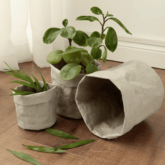 سلة زراعة من القماش الريفي