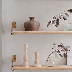 حاملات الشموع الخشبية الكلاسيكية المخروطية