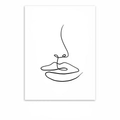 ملصق طباعة قماشية بخطوط تجريدية متنوعة للأزياء النوردية