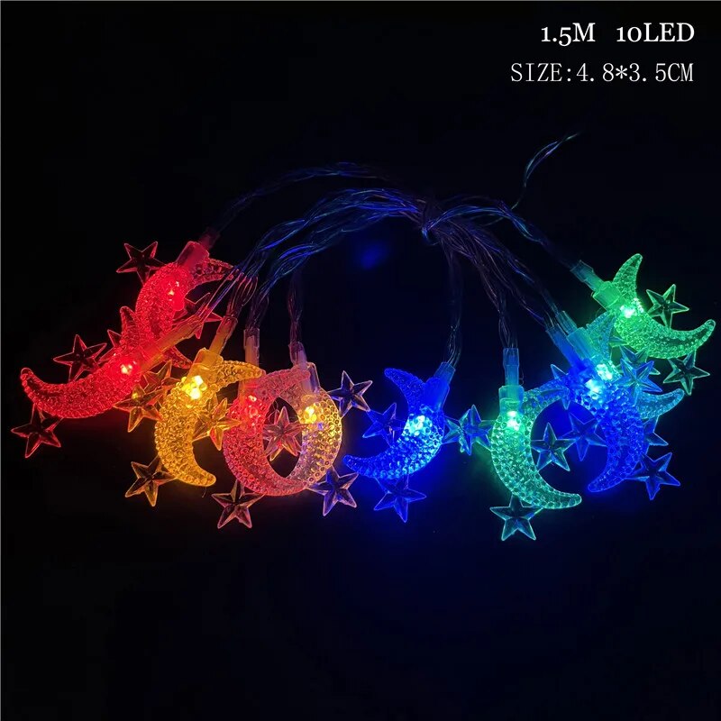 زينة رمضان، مصباح شجرة البتولا LED، زينة عيد مبارك للمنزل، مصباح شجرة اصطناعية، رمضان كريم، حفلة عيد الأضحى