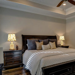 مصباح طاولة كريستالي على الطراز الأوروبي 