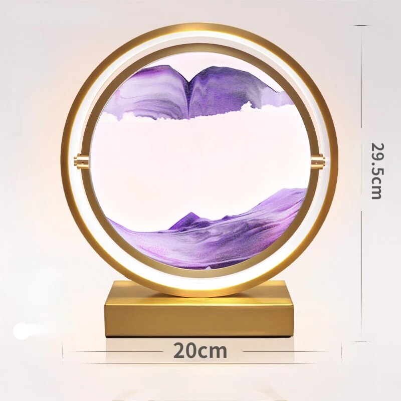 ديكورات الرمال المتحركة LED