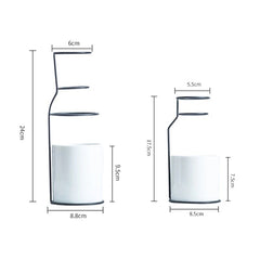 مزهريات زهور سيراميكية حديدية على الطراز الشمالي