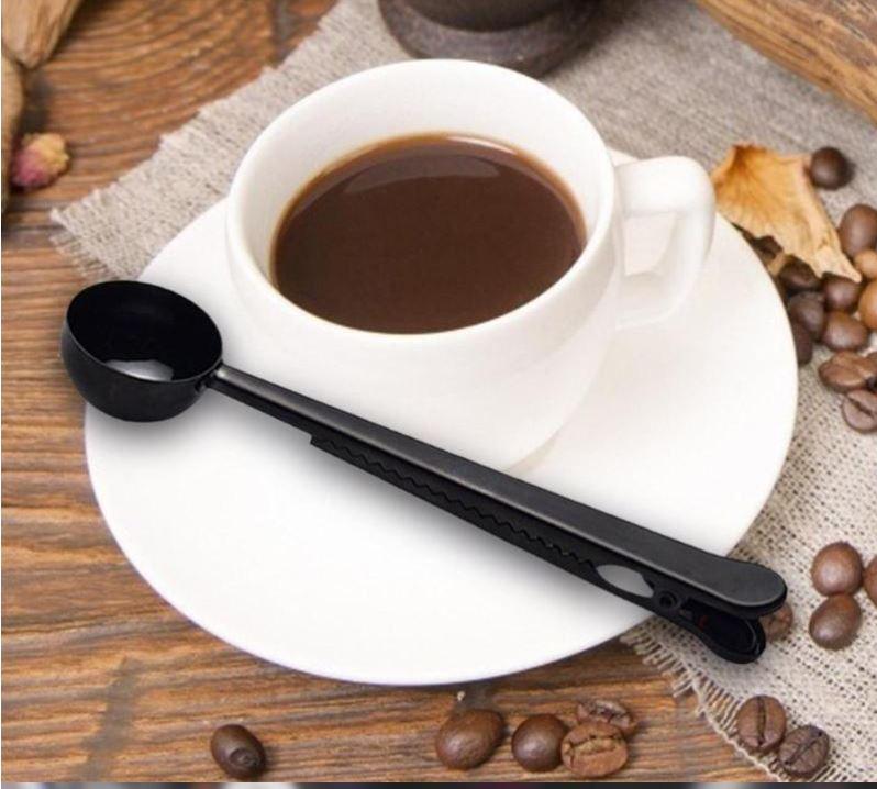 مشبك كيس ملعقة قهوة جافا اثنان في واحد