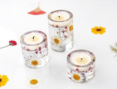 حامل شموع مصنوع من قالب السيليكون