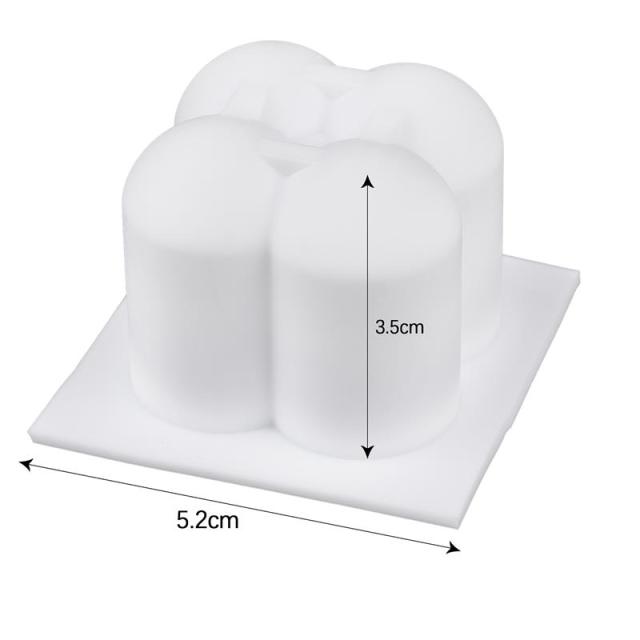 حامل شموع مصنوع من قالب السيليكون