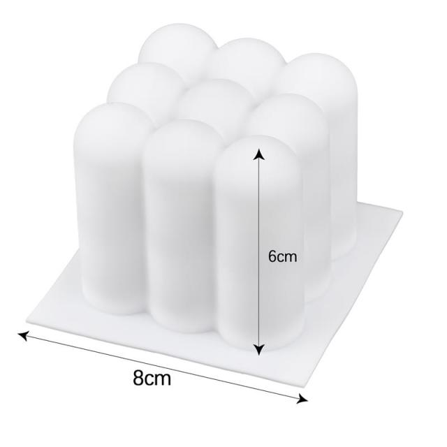 حامل شموع مصنوع من قالب السيليكون